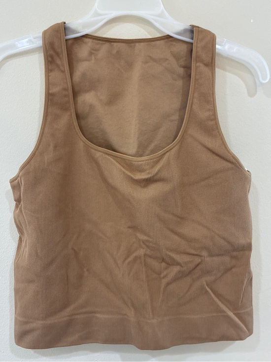 DSG Pants - DSG Ribbed Scoop Neck Athletic Tank‎ Top set- Camel